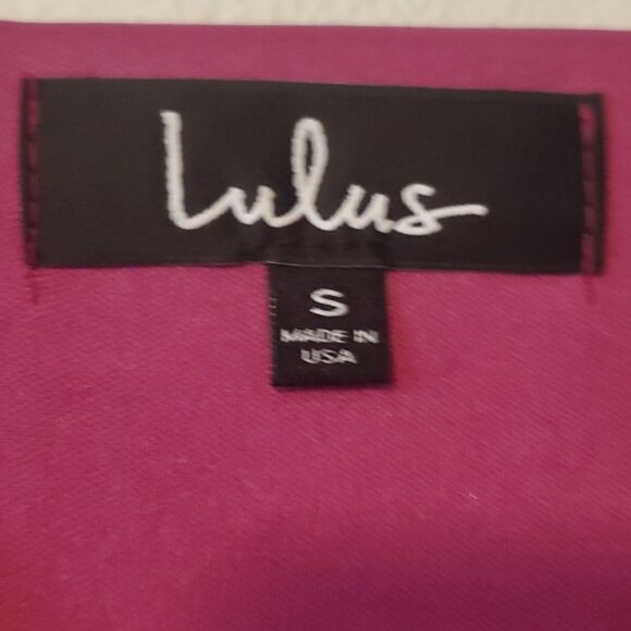 LULUS FREESTYLE MAGENTA  SHIFT DRESS S - Picture 3 of 6